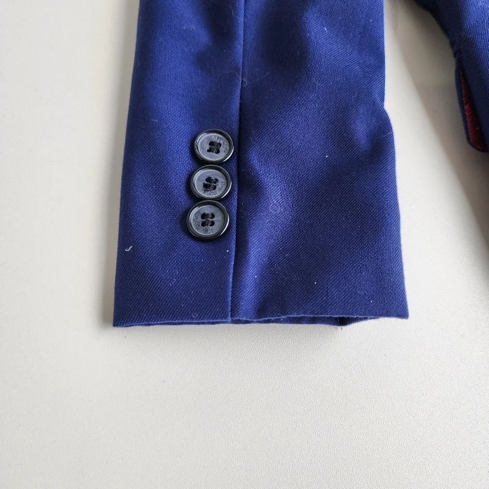 Yuan Lu Boys Blue Formal Suit Navy Blue Quality Made Pockets Sz 5